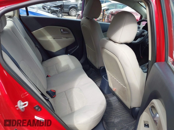 2014 Kia Rio LX with VIN KNADM4A31E6370963, listed as a IAAI auction lot 41720980 with 112,551 mi miles and . Bid and sale history available at DreamBid. Image 8.