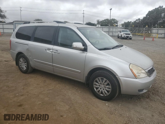 2012 Kia Sedona LX with VIN KNDMG4C79C6447490, listed as a Copart auction lot 78223984 with 167,629 mi miles and Salvage Title. Bid and sale history available at carsss.com. Image 4.