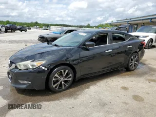 2016 Nissan Maxima S z VIN 1N4AA6AP1GC443756, wystawiony jako Copart lot #55233915 z przebiegiem 191 193 mil mil oraz Szkoda całkowita • Salvage title. Historia ofert i sprzedaży dostępna na DreamBid. Obrazek 1.