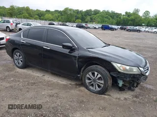 2014 Honda Accord LX z VIN 1HGCR2F36EA141285, wystawiony jako IAAI lot #42308132 z przebiegiem 153 041 mil mil oraz . Historia ofert i sprzedaży dostępna na DreamBid. Obrazek 1.