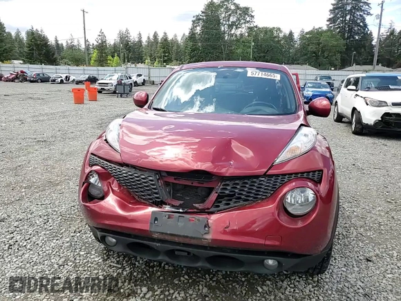 2012 Nissan Juke SL z VIN JN8AF5MV2CT116362, wystawiony jako Copart lot #57714665 z przebiegiem 80 185 mil mil oraz Szkody całkowita. Historia ofert i sprzedaży dostępna na DreamBid. Obrazek 13.