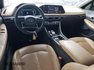 2020 Hyundai Sonata SEL z VIN 5NPEF4JA9LH031676, wystawiony jako Copart lot #53387655 z przebiegiem 61 796 mil mil oraz Szkoda całkowita • Salvage title. Historia ofert i sprzedaży dostępna na DreamBid. Obrazek 8.