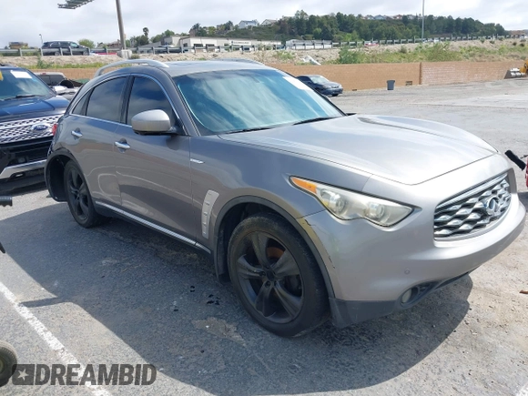 2009 Infiniti FX with VIN JNRAS18U59M101522, listed as a IAAI auction lot 42056139 with 208,496 mi miles and . Bid and sale history available at DreamBid. Image 1.