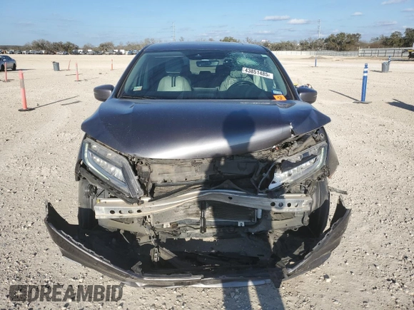 2019 Honda Odyssey Touring with VIN 5FNRL6H85KB022527, listed as a Copart auction lot 43851485 with 104,332 mi miles and Salvage Title. Bid and sale history available at carsss.com. Image 5.