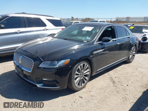 2017 Lincoln Continental Select with VIN 1LN6L9SK0H5614805, listed as a IAAI auction lot 41859275 with 123,655 mi miles. Bid and sale history available at carsss.com. Image 2.