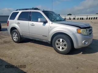 2008 Ford Escape Limited with VIN 1FMCU04108KA46976, listed as a Copart auction lot 60576595 with 177,256 mi miles and Salvage title. Bid and sale history available at DreamBid. Image 4.