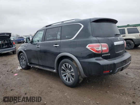2020 Nissan Armada SL with VIN JN8AY2ND0L9108479, listed as a Copart auction lot 42314275 with 97,823 mi miles and Salvage Title. Bid and sale history available at carsss.com. Image 2.