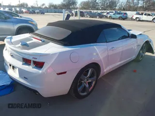 2012 Chevrolet Camaro 2LT with VIN 2G1FC3D35C9125716, listed as a IAAI auction lot 41133595 with 128,002 mi miles. Bid and sale history available at carsss.com. Image 4.