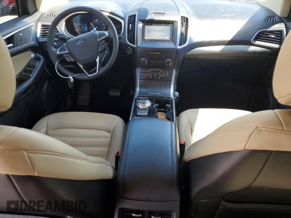 2019 Ford Edge SEL with VIN 2FMPK3J91KBC43725, listed as a Copart auction lot 56749525 with 62,858 mi miles and Salvage title. Bid and sale history available at DreamBid. Image 8.