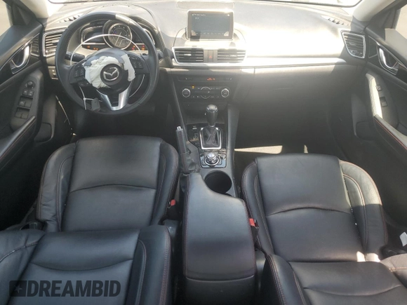 2014 Mazda 3 S Touring with VIN JM1BM1V39E1145478, listed as a Copart auction lot 57860645 with 55,322 mi miles and Salvage title. Bid and sale history available at DreamBid. Image 8.