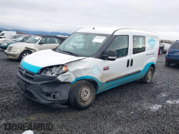 2015 Ram ProMaster City Cargo Tradesman with VIN ZFBERFAT8F6A72602, listed as a IAAI auction lot 41709295 with 133,802 mi miles. Bid and sale history available at carsss.com. Image 2.