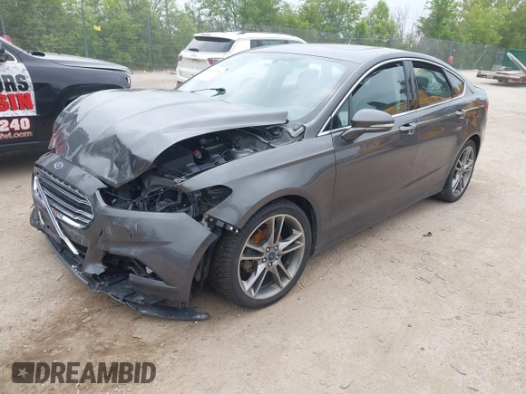 2016 Ford Fusion Titanium with VIN 3FA6P0D97GR133823, listed as a IAAI auction lot 42429708 with 166,105 mi miles and . Bid and sale history available at DreamBid. Image 19.