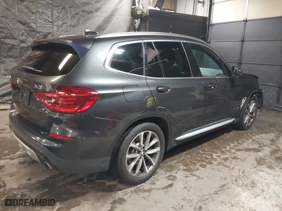 2018 BMW X3 xDrive30i with VIN 5UXTR9C52JLD65201, listed as a IAAI auction lot 40955046 with 56,607 mi miles. Bid and sale history available at carsss.com. Image 4.