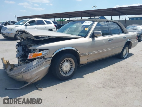1997 Mercury Grand Marquis LS with VIN 2MELM75W3VX707138, listed as a IAAI auction lot 40055743 with 198,489 mi miles and . Bid and sale history available at DreamBid. Image 2.