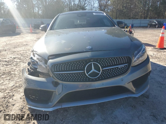 2017 Mercedes-Benz C 43 AMG with VIN WDDWJ6EB5HF521833, listed as a Copart auction lot 48008135 with 106,392 mi miles and Salvage Title. Bid and sale history available at carsss.com. Image 5.