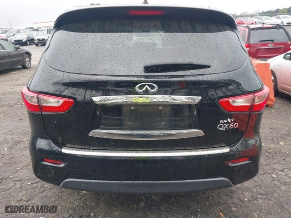 2014 Infiniti QX60 with VIN 5N1AL0MN0EC542718, listed as a IAAI auction lot 41856437 with 234,559 mi miles. Bid and sale history available at carsss.com. Image 16.