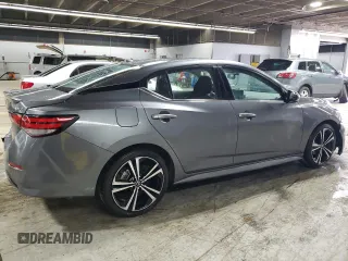 2022 Nissan Sentra SR with VIN 3N1AB8DV8NY251500, listed as a Copart auction lot 50298145 with 63,066 mi miles and Salvage Title. Bid and sale history available at carsss.com. Image 3.