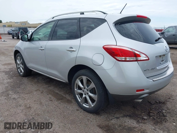 2013 Nissan Murano SV with VIN JN8AZ1MW9DW305213, listed as a IAAI auction lot 42160736 with 166,178 mi miles. Bid and sale history available at carsss.com. Image 3.