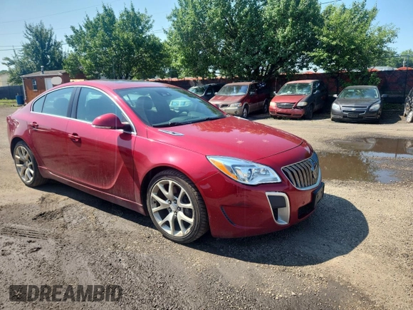 2015 Buick Regal GS with VIN 2G4GT5GX4F9263141, listed as a Copart auction lot 63770055 with 202,551 mi miles and Clean title. Bid and sale history available at DreamBid. Image 1.