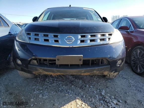 2005 Nissan Murano SE with VIN JN8AZ08W05W412009, listed as a Copart auction lot 83227334 with 146,257 mi miles and Clean Title. Bid and sale history available at carsss.com. Image 5.