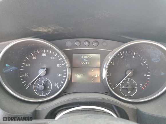 2009 Mercedes-Benz R-Class 3.5L with VIN 4JGCB65E79A091057, listed as a Copart auction lot 52186915 with 99,173 mi miles and Salvage Title. Bid and sale history available at carsss.com. Image 9.