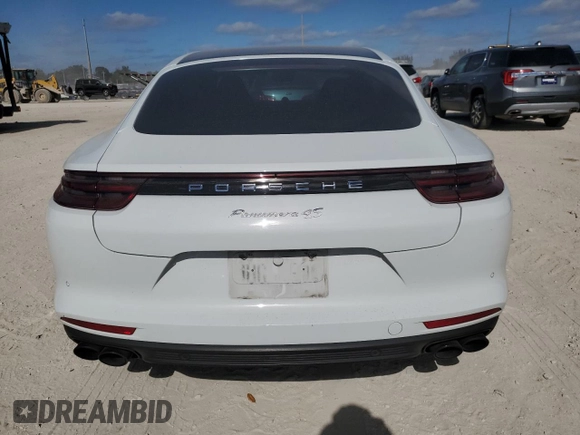 2018 Porsche Panamera 4S Executive with VIN WP0BB2A76JL165237, listed as a Copart auction lot 87572395 with 34,884 mi miles and Salvage Title. Bid and sale history available at DreamBid. Image 6.