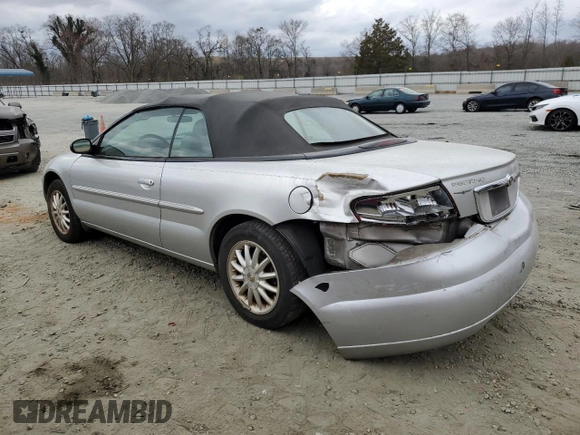 2003 Chrysler Sebring with VIN 1C3EL55T73N594272, listed as a Copart auction lot 47824825 with 109,040 mi miles and Salvage Title. Bid and sale history available at DreamBid. Image 2.