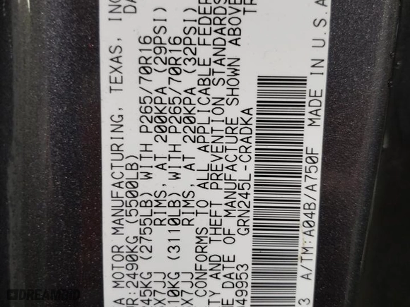 2013 Toyota Tacoma with VIN 5TFUU4EN5DX049953, listed as a Copart auction lot 49787935 with 115,119 mi miles and Salvage Title. Bid and sale history available at carsss.com. Image 12.