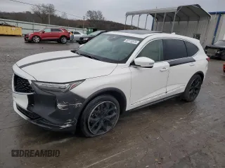 2023 Acura MDX w/Technology Package with VIN 5J8YD9H43PL007733, listed as a Copart auction lot 82115574 with 22,616 mi miles and Salvage Title. Bid and sale history available at carsss.com. Image 1.