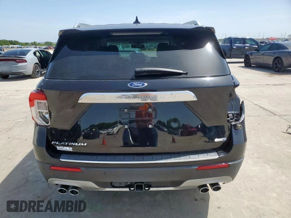 2020 Ford Explorer Platinum z VIN 1FM5K8HC0LGA60137, wystawiony jako Copart lot #64837965 z przebiegiem 24 932 mil mil oraz Szkoda całkowita • Salvage title. Historia ofert i sprzedaży dostępna na DreamBid. Obrazek 6.
