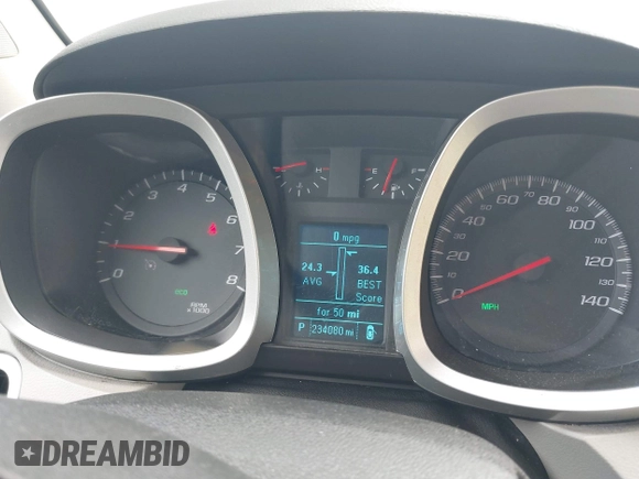 2015 Chevrolet Equinox LT with VIN 2GNALCEK9F1114655, listed as a IAAI auction lot 41909398 with 234,080 mi miles. Bid and sale history available at carsss.com. Image 7.