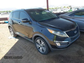 2014 Kia Sportage EX with VIN KNDPC3AC8E7573288, listed as a IAAI auction lot 42691807 with 121,769 mi miles and . Bid and sale history available at DreamBid. Image 1.
