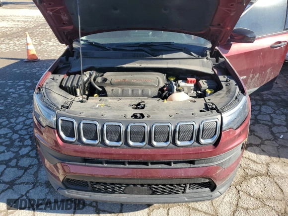 2022 Jeep Compass Sport с VIN 3C4NJDAB2NT178075, выставлен на аукционе Copart как лот 42215285 с пробегом 69 652 миль миль и На запчасти • Non repairable. История ставок и продаж доступна на DreamBid. Изображение 11.