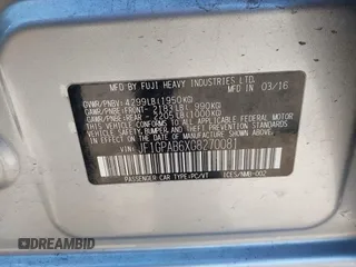 2016 Subaru Impreza Premium с VIN JF1GPAB6XG8270081, выставлен на аукционе IAAI как лот 41773689 с пробегом 131 493 миль миль и . История ставок и продаж доступна на DreamBid. Изображение 9.