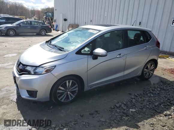 2015 Honda Fit EX-L with VIN 3HGGK5H86FM704890, listed as a Copart auction lot 52186675 with 114,098 mi miles and Salvage Title. Bid and sale history available at DreamBid. Image 1.