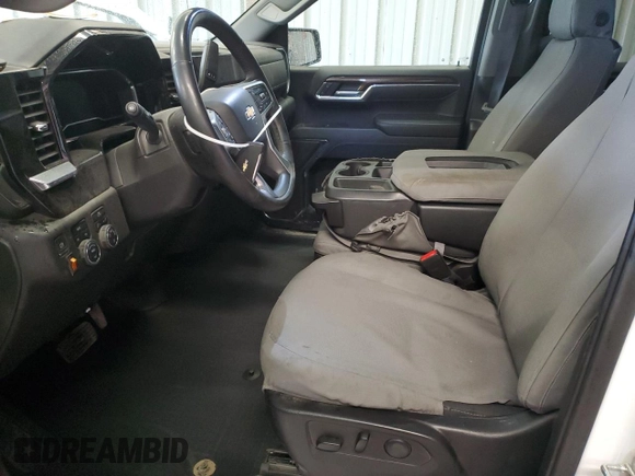 2023 Chevrolet Silverado 1500 LT with VIN 1GCUDDED8PZ259317, listed as a Copart auction lot 51103695 with 17,050 mi miles and Salvage Title. Bid and sale history available at carsss.com. Image 7.