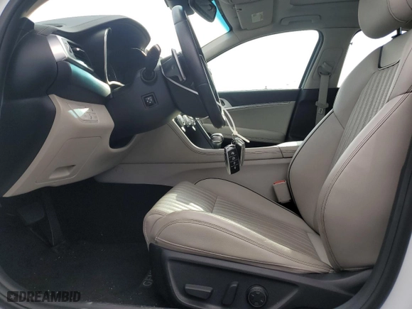 2019 Genesis G70 2.0T Advanced with VIN KMTG34LA1KU026797, listed as a Copart auction lot 50810975 with 30,207 mi miles and Salvage Title. Bid and sale history available at carsss.com. Image 7.