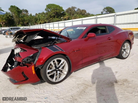 2021 Chevrolet Camaro 2LT with VIN 1G1FD1RS3M0125937, listed as a Copart auction lot 78856063 with 20,436 mi miles. Bid and sale history available at carsss.com. Image 1.