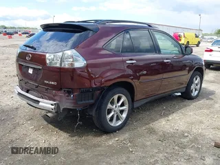 2008 Lexus RX 350 with VIN JTJGK31U089851277, listed as a IAAI auction lot 42008879 with 265,540 mi miles and . Bid and sale history available at DreamBid. Image 4.