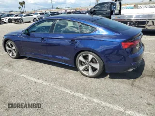 2021 Audi A5 Sportback S line Premium Plus with VIN WAUFACF58MA043669, listed as a Copart auction lot 47043744 with 37,135 mi miles. Bid and sale history available at carsss.com. Image 2.