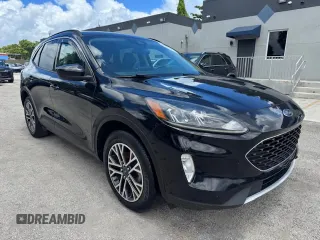 2020 Ford Escape SEL with VIN 1FMCU0H61LUB07822, listed as a Copart auction lot 62612175 with 65,721 mi miles and Salvage title. Bid and sale history available at DreamBid. Image 4.