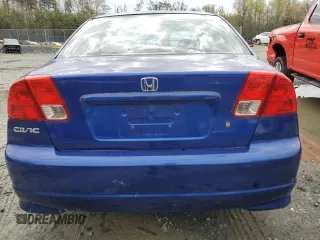 2004 Honda Civic VP with VIN 1HGES16324L013409, listed as a Copart auction lot 52489825 with 247,062 mi miles and Salvage Title. Bid and sale history available at DreamBid. Image 6.