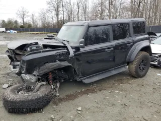2023 Ford Bronco Raptor with VIN 1FMEE5JR4PLB71484, listed as a Copart auction lot 86353214 with 0 mi miles and Salvage Title. Bid and sale history available at carsss.com. Image 1.