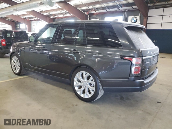 2018 Land Rover Range Rover HSE z VIN SALGS2RKXJA391767, wystawiony jako Copart lot #89172915 z przebiegiem 126 362 mil mil oraz Czysty tytuł • Clean title. Historia ofert i sprzedaży dostępna na DreamBid. Obrazek 2.