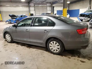 2015 Volkswagen Jetta S with VIN 3VW2K7AJ3FM413861, listed as a Copart auction lot 61868405 with 84,000 mi miles and Salvage title. Bid and sale history available at DreamBid. Image 2.