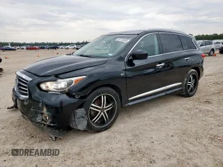 2014 Infiniti QX60 with VIN 5N1AL0MN4EC553141, listed as a Copart auction lot 58720095 with 90,311 mi miles and Salvage title. Bid and sale history available at DreamBid. Image 1.