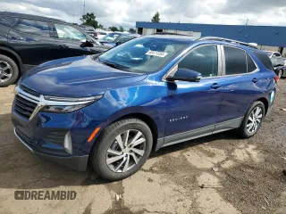 2023 Chevrolet Equinox LT with VIN 3GNAXKEG7PL126023, listed as a Copart auction lot 60477354 with 25,669 mi miles and Salvage title. Bid and sale history available at DreamBid. Image 1.