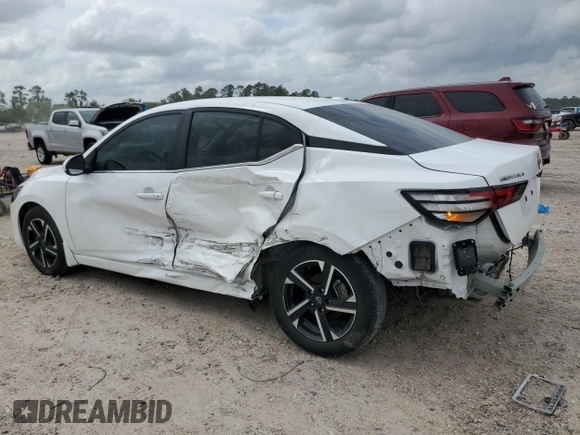 2024 Nissan Sentra SV with VIN 3N1AB8CV8RY294029, listed as a Copart auction lot 54939025 with 29,723 mi miles and Salvage Title. Bid and sale history available at DreamBid. Image 2.