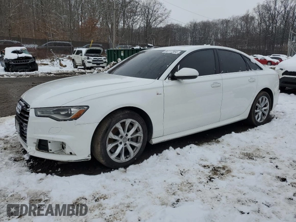 2017 Audi A6 Premium Plus with VIN WAUG8AFC0HN042761, listed as a Copart auction lot 86117364 with 96,126 mi miles and Salvage Title. Bid and sale history available at carsss.com. Image 1.