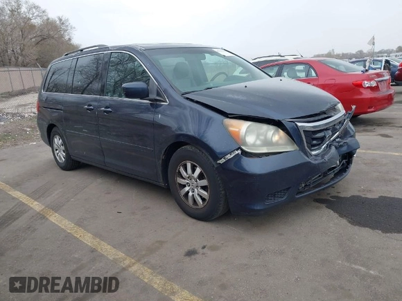 2010 Honda Odyssey EX-L with VIN 5FNRL3H68AB043450, listed as a IAAI auction lot 41912223 with 199,855 mi miles. Bid and sale history available at carsss.com. Image 1.